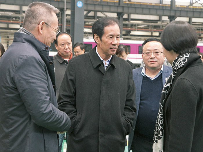  原四川省人大副主任陈光志一行莅临四川发展安博（中国）股份调研指导工作,公司董事长肖光辉陪同